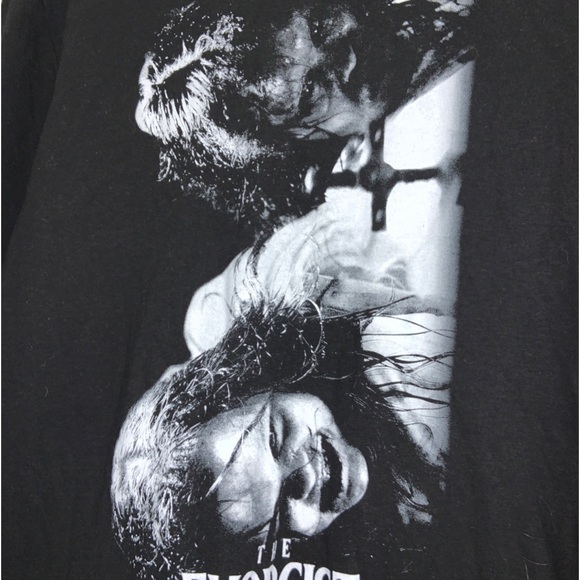 NEW The Exorcist Believer Movie Promo T-Shirt RARE! Size Large Horror Movie - Picture 3 of 5